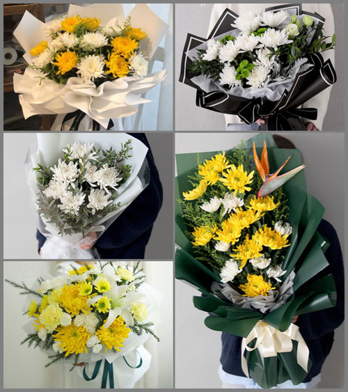 江苏南通如皋市磨头镇白事花束代送